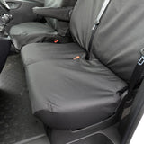 Nissan Primastar Crew Cab Van 2021+ Tailored  Seat Covers - Three Front Seats  Three Front Seats With Under Seat Storage