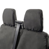 Ford Transit Custom 2013-2024 Tailored  Seat Covers - Three Front Seats No Work Tray
