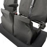 Ford Transit Custom 2013-2024 Tailored  Seat Covers - Three Front Seats No Work Tray