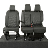 Peugeot Expert 2016+ Leatherette Seat Covers - Front