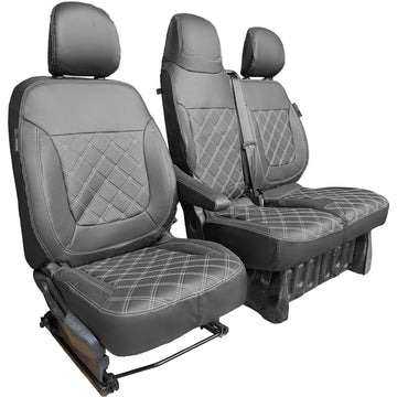 Renault Trafic 2014+ Leatherette Seat Covers - Front