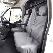 Vauxhall Movano Van 2010-2022 Tailored  Seat Covers - Three Front Seats Folding Middle Seat
