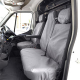 Nissan NV400 Van 2011-2022 Tailored  Seat Covers - Three Front Seats Folding Middle Seat