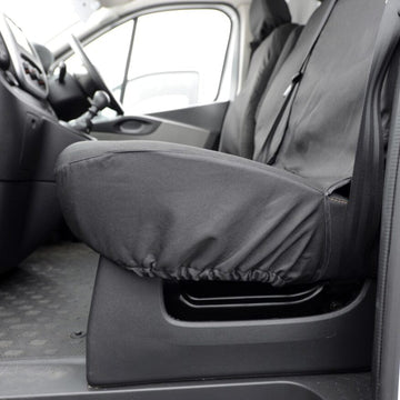 Renault Trafic Van 2014+ Tailored  Seat Covers - Three Front Seats  Three Front Seats No Under Seat Storage