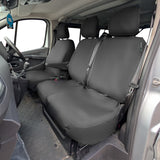 Nissan NV300 Crew Cab Van 2016-2022 Tailored  Seat Covers - Three Front Seats  Three Front Seats With Under Seat Storage