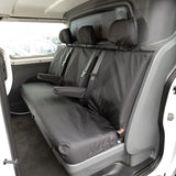 Nissan Primastar Crew Cab Van 2022+ Tailored  Seat Covers - Three Rear Seats  With Armrests