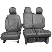 Renault Trafic 2014+ Leatherette Seat Covers - Front