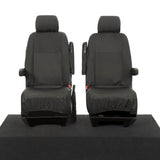 Volkswagen Transporter T5 Shuttle Minibus Van 2004-2015 Tailored  Seat Covers - Two Single Front Captain Seats