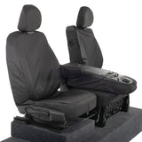 Vauxhall Movano Van 2010-2022 Tailored  Seat Covers - Three Front Seats Folding Middle Seat Two Piece Passenger Base