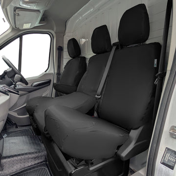 Toyota ProAce Van 2016+ Tailored  Seat Cover - Single Driver & Double Passenger Split Base Seat