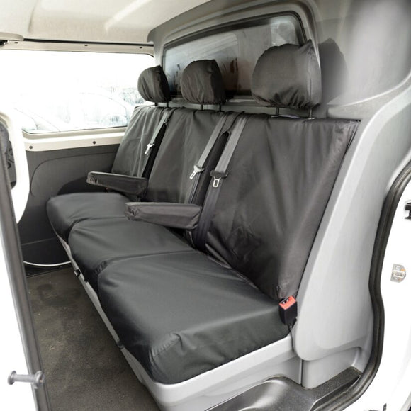 Toyota ProAce Van  2016+ Tailored  Seat Covers - Rear Seats Bench With Armrests