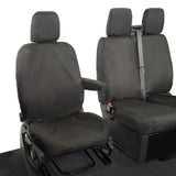 Maxus Deliver 9 Van 2021+ Tailored  Seat Covers - Three Front Seats No Work Tray