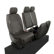 Volkswagen Transporter T5 Shuttle Minibusi Van 2004-2015 Tailored  Seat Covers - Three Front Seats