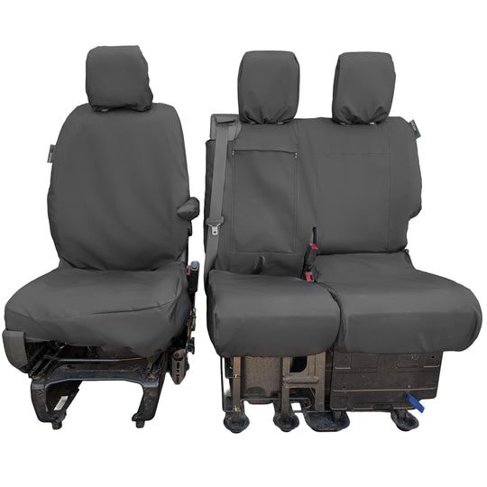 Toyota ProAce Van 2016+ Tailored  Seat Cover - Single Driver & Double Passenger Split Base Seat