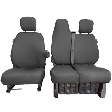 Nissan Primastar Van 2021+ Tailored  Seat Covers - Three Front Seats Folding Middle Seat
