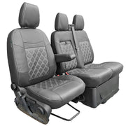 Ford Transit Custom 2024+ Leatherette Seat Covers - Three Front Seats