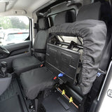 Peugeot Expert Van  2016+ Tailored  Seat Covers - Three Front Seats With Work Tray