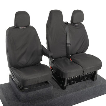 Renault Master Van 2010-2022 Tailored  Seat Covers - Three Front Seats Folding Middle Seat