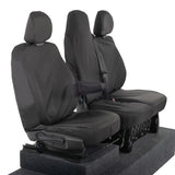 Vauxhall Vivaro Van 2014-2019 Tailored  Seat Covers - Three Front Seats Folding Middle Seat