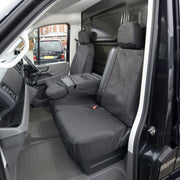 Volkswagen Crafter Van 2017+ Tailored  Seat Covers - Three Front Seats With Folding Middle Seat