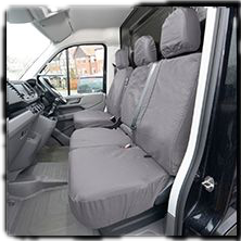 Nissan Interstar Van 2022-2024 Tailored Seat Covers - Three Front Seats No Folding Middle Seat