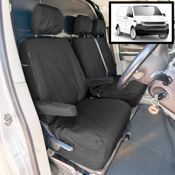 Volkswagen Transporter T6 Kombi Van 2015-2019 Tailored  Seat Cover - Three Front Seats