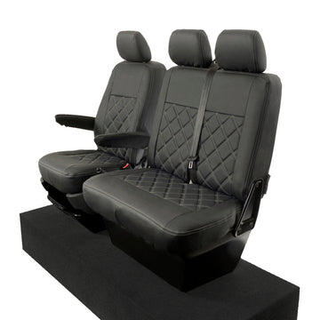 Volkswagen Transporter T6 Kombi Van 2015-2019 Leatherette Seat Covers - Front