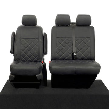 Volkswagen Transporter T6 Kombi Van 2015-2019 Leatherette Seat Covers - Front
