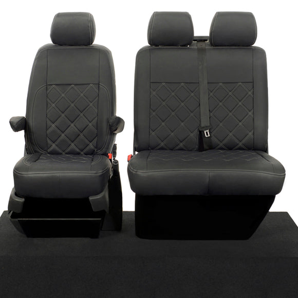 Volkswagen Transporter T6 Kombi Van 2015-2019 Leatherette Seat Covers - Front