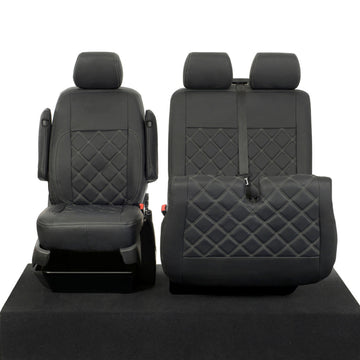 Volkswagen Transporter T6 Kombi Van 2015-2019 Leatherette Seat Covers - Front