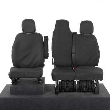 Nissan NV300 Van 2016-2022 Tailored  Seat Covers - Three Front Seats Folding Middle Seat