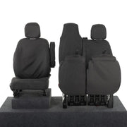 Renault Trafic Van 2014+ Tailored  Seat Covers - Three Front Seats Folding Middle Seat