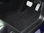 Ford Transit Custom Crew Cab Automatic Van 2018-2023 Van Mats (without centre piece) // Grey Elite, Black White Stitch Trim