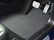 Volkswagen T7 Multi Van 2022+ Van Mats Full Rear Running Rails // Graphite Executive, Dark Blue Trim