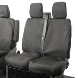 Maxus Deliver 9 Van 2021+ Tailored  Seat Covers - Three Front Seats No Work Tray