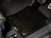 Ford Tourneo Custom Minibus Conference Seating SWB 2024+ Rear Van Mat // Black Elite, Black White Stitch Trim