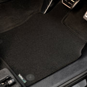 Ford Transit Custom Crew Cab Automatic Van 2018-2023 Van Mats (without centre piece) // Black Executive, Black Trim