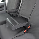 Peugeot Expert Van  2016+ Tailored  Seat Covers - Three Front Seats With Work Tray