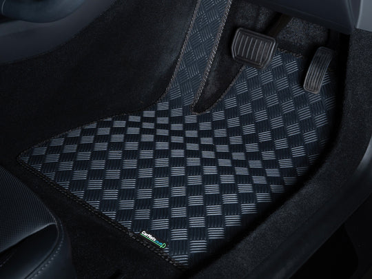 Kia PV5 Crew 2026+ Van Mats // Odourless Rubber, Black Trim