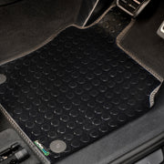 Ford Transit Custom Crew Cab LWB L2 Van 2018-2023 Van Rear Load Mat // Black Off Road Rubber, Black Trim