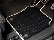 Peugeot Partner Tepee People Carrier 2008-2019 Van Rear Load Mat // Black Off Road Rubber, White Trim