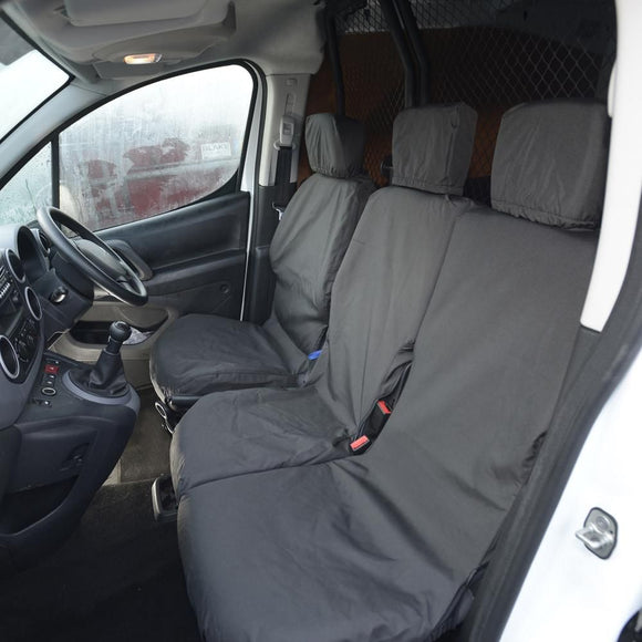 Peugeot Partner 2018+ Tailored  Seat Covers - Single and Twin Front Seats