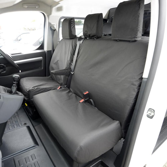 Citroen Dispatch Van  2016+ Tailored  Seat Covers - Three Front Seats