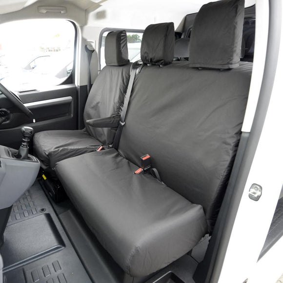 Vauxhall Vivaro Van 2019+ Tailored  Seat Covers - Three Front Seats