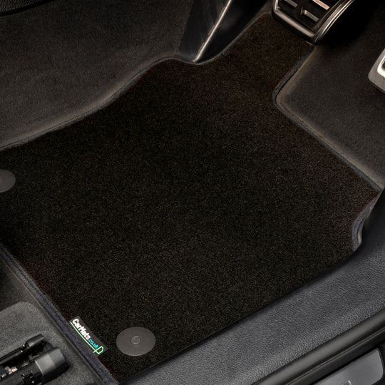 Ford Grand Tourneo Connect Minibus 2016-2018 Van Mats (6 piece) // Black Super, Black Trim