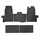 Ford Transit MK8 Crew Cab Van 2016+ Moulded Rubber Van Mats (driver side holes off set)